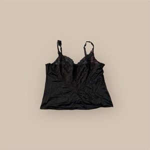 Vanity Fair black under tank top lingerie
